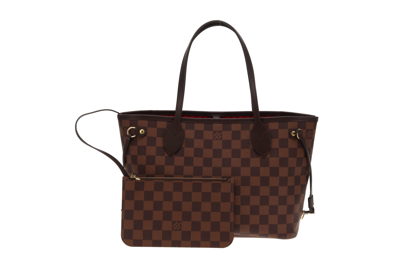 Louis Vuitton Classic Damier Ebene Neverfull PM with Pochette