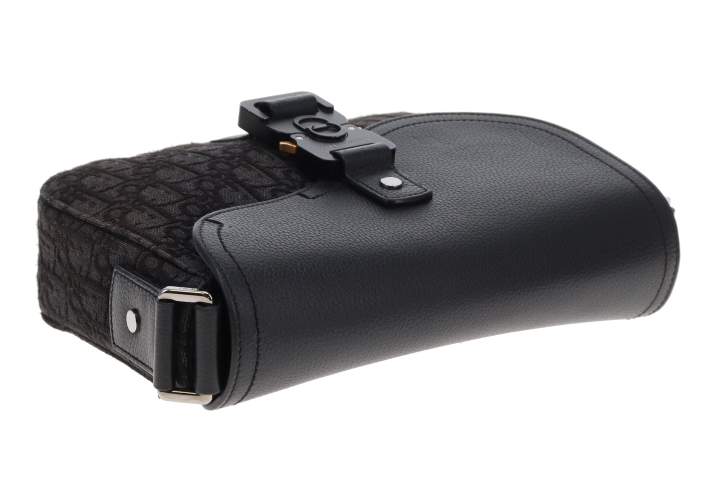 Dior Homme Small Saddle Messenger Bag With Flap Black