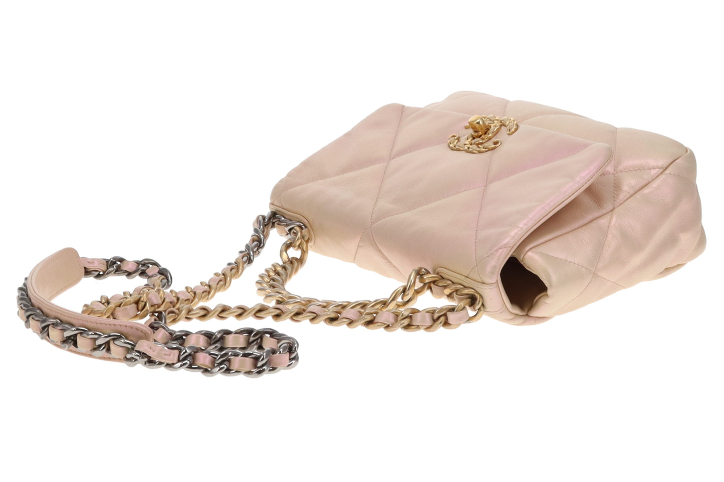 Chanel 19 Iridescent Leather Small (NFID)