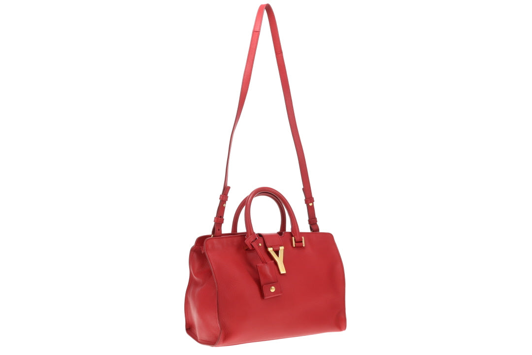 Saint Laurent Y Cabas Rouge