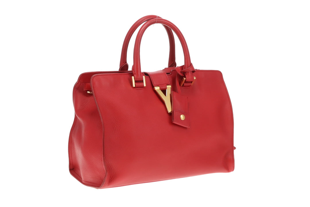 Saint Laurent Y Cabas Rouge