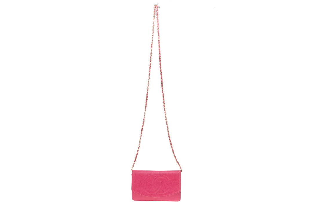 Chanel Wallet on Chain Timeless CC Pink Caviar GHW 91/94