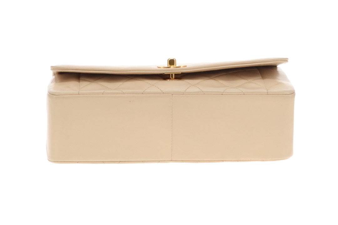 Chanel Diana Medium Beige Lambskin GHW 91/94