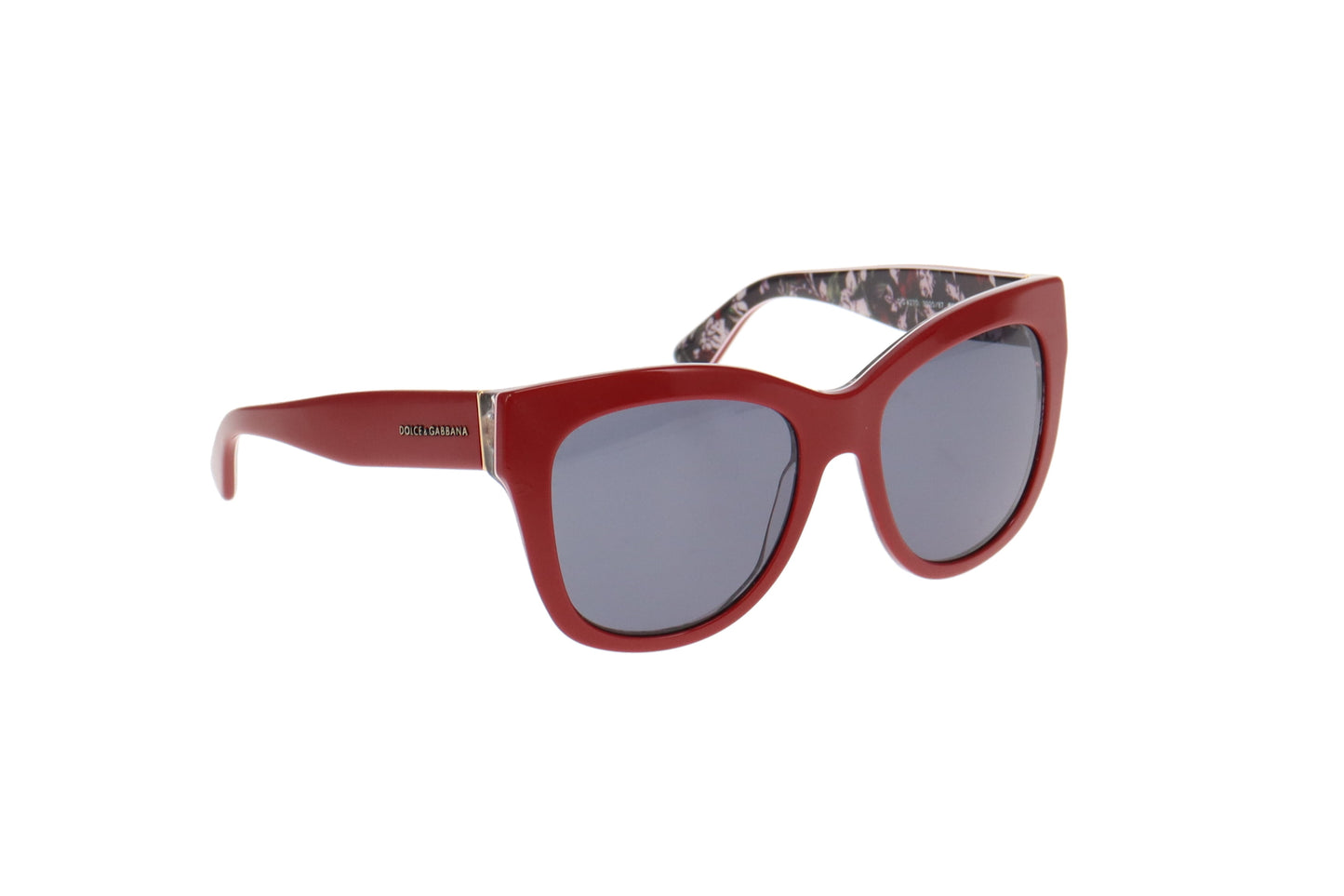 Dolce & Gabbana Teracotta & Rose Inner Cat Eye Sunglasses