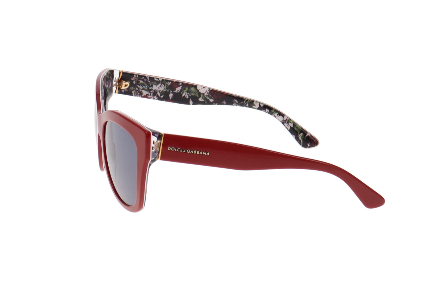 Dolce & Gabbana Teracotta & Rose Inner Cat Eye Sunglasses