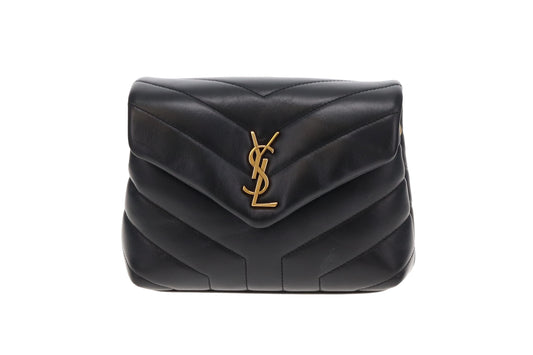 Saint Laurent Toy Loulou Black Leather GHW 2021