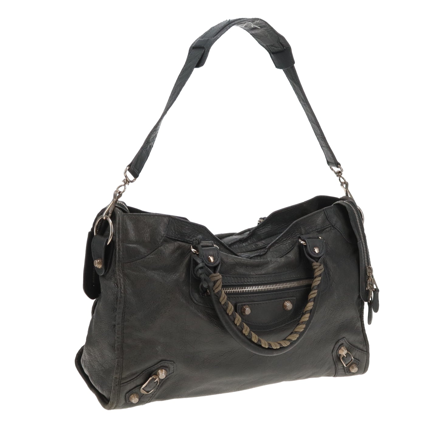 Balenciaga City Classic Bag Grey SHW