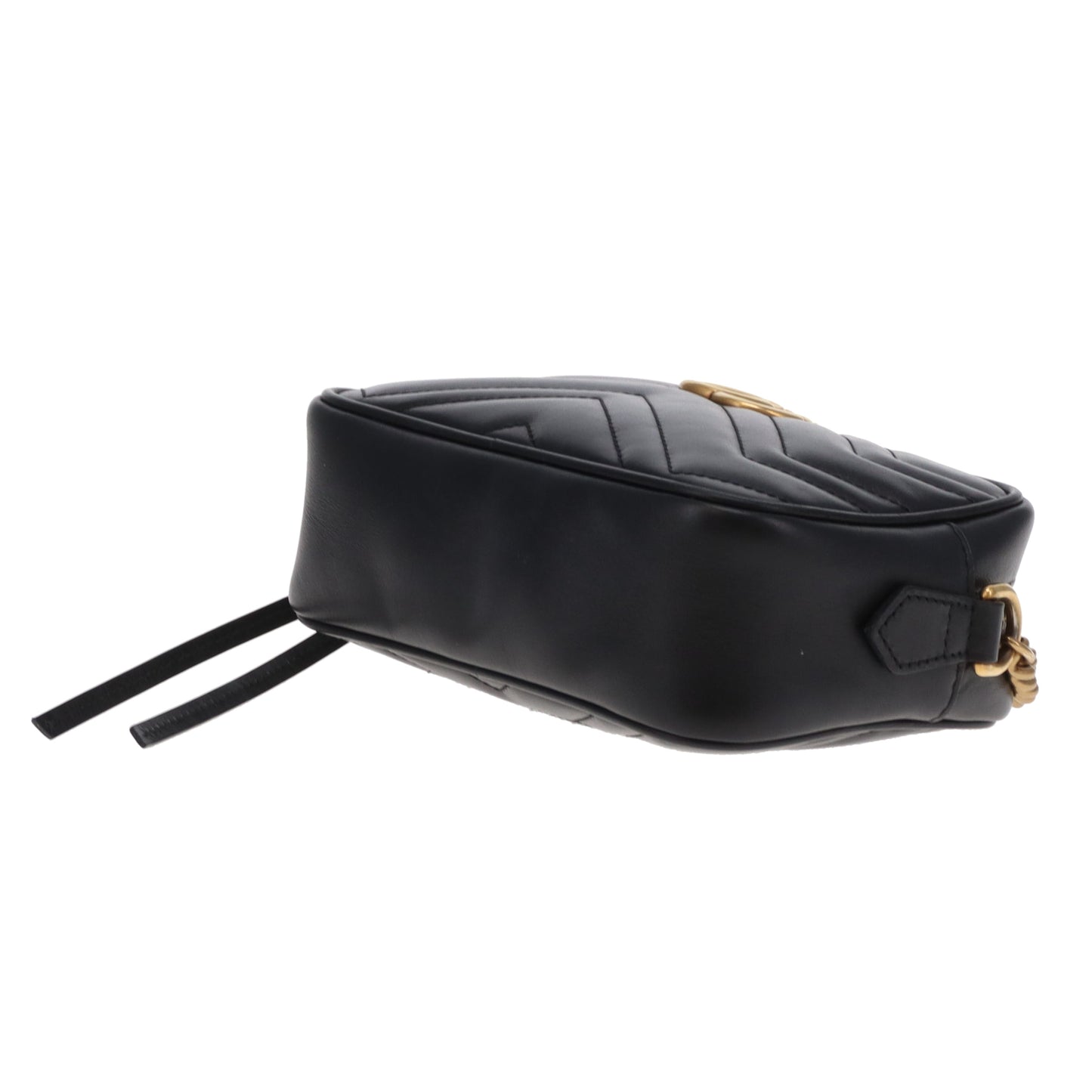 Gucci Marmont Mini Camera Bag Black GHW 2