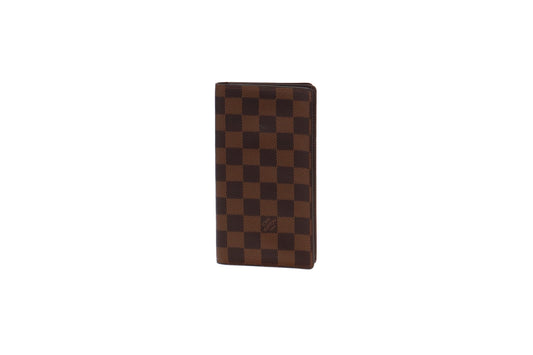 Louis Vuitton Vintage Damier Ebene Vertical Brazza Wallet
