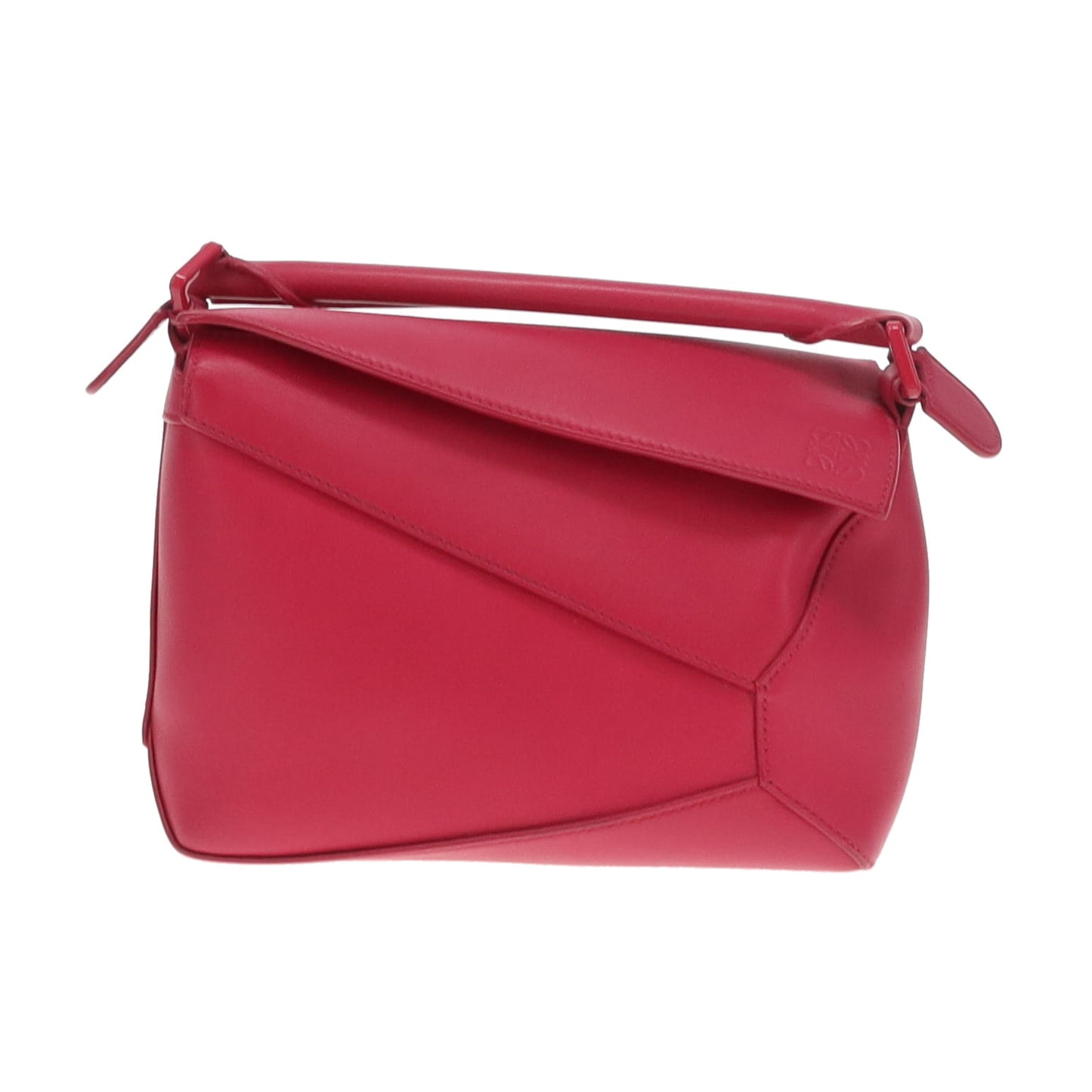 Loewe Puzzle Small Pink with Logo Strap