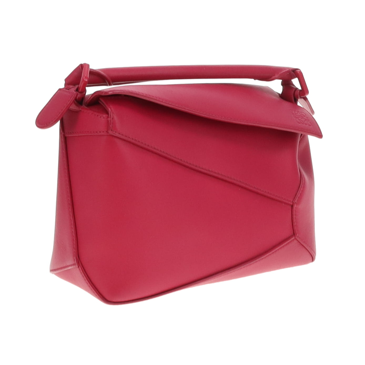 Loewe Puzzle Small Pink with Logo Strap