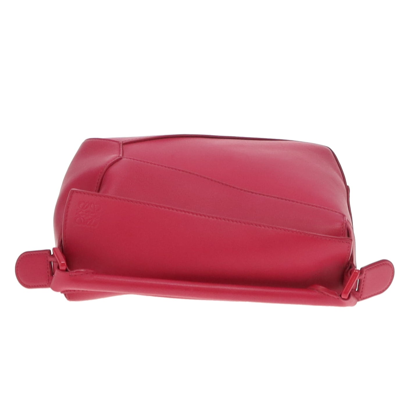 Loewe Puzzle Small Pink with Logo Strap