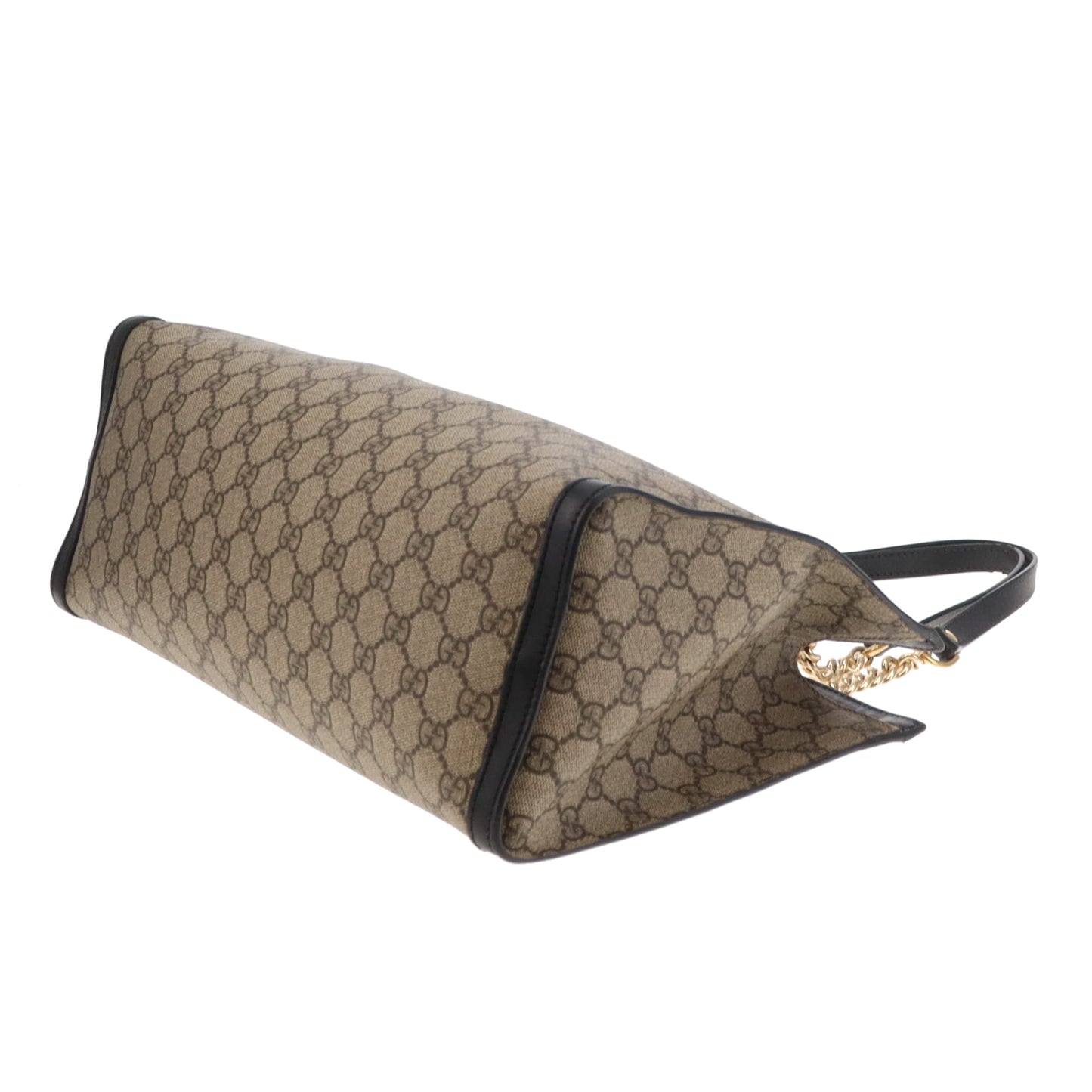 Gucci Padlock Tote Bag Medium GG Supreme and Black Leather