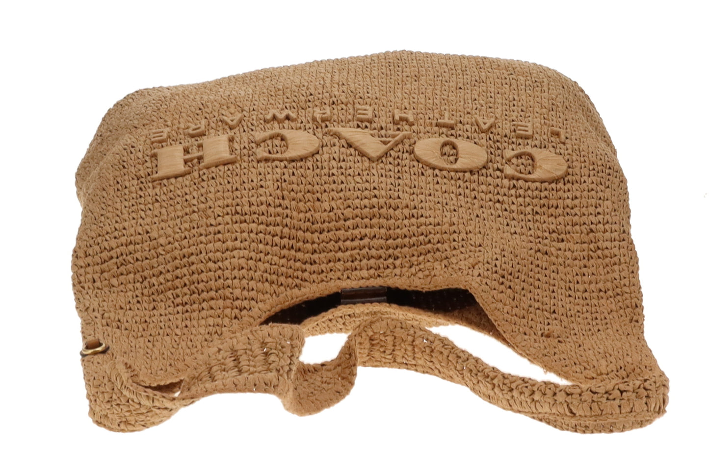 Coach Brooklyn Straw Shoulder Bag