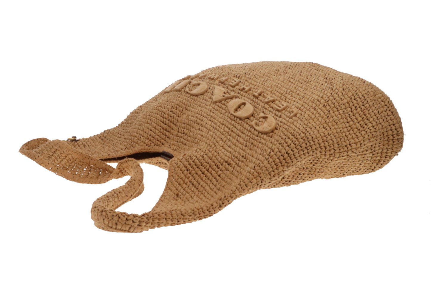 Coach Brooklyn Straw Shoulder Bag