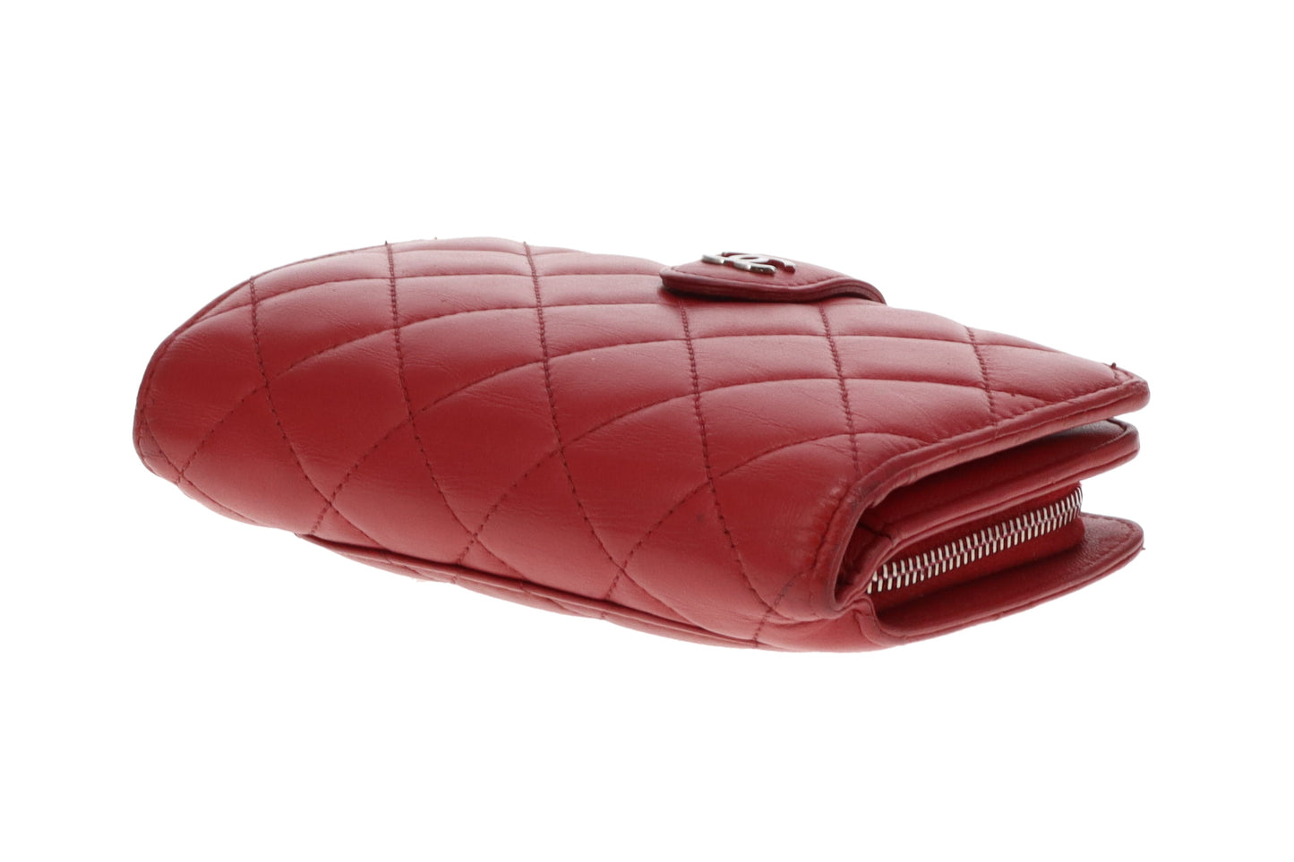 Chanel Classic Medium Compact Wallet Ruby Red 2011