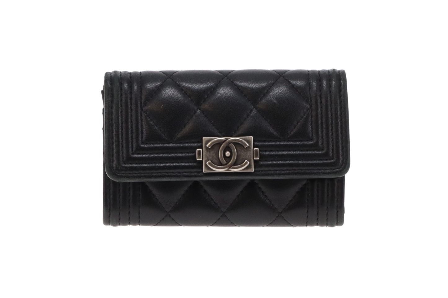 Chanel Boy Small Card & Coin Purse 2019