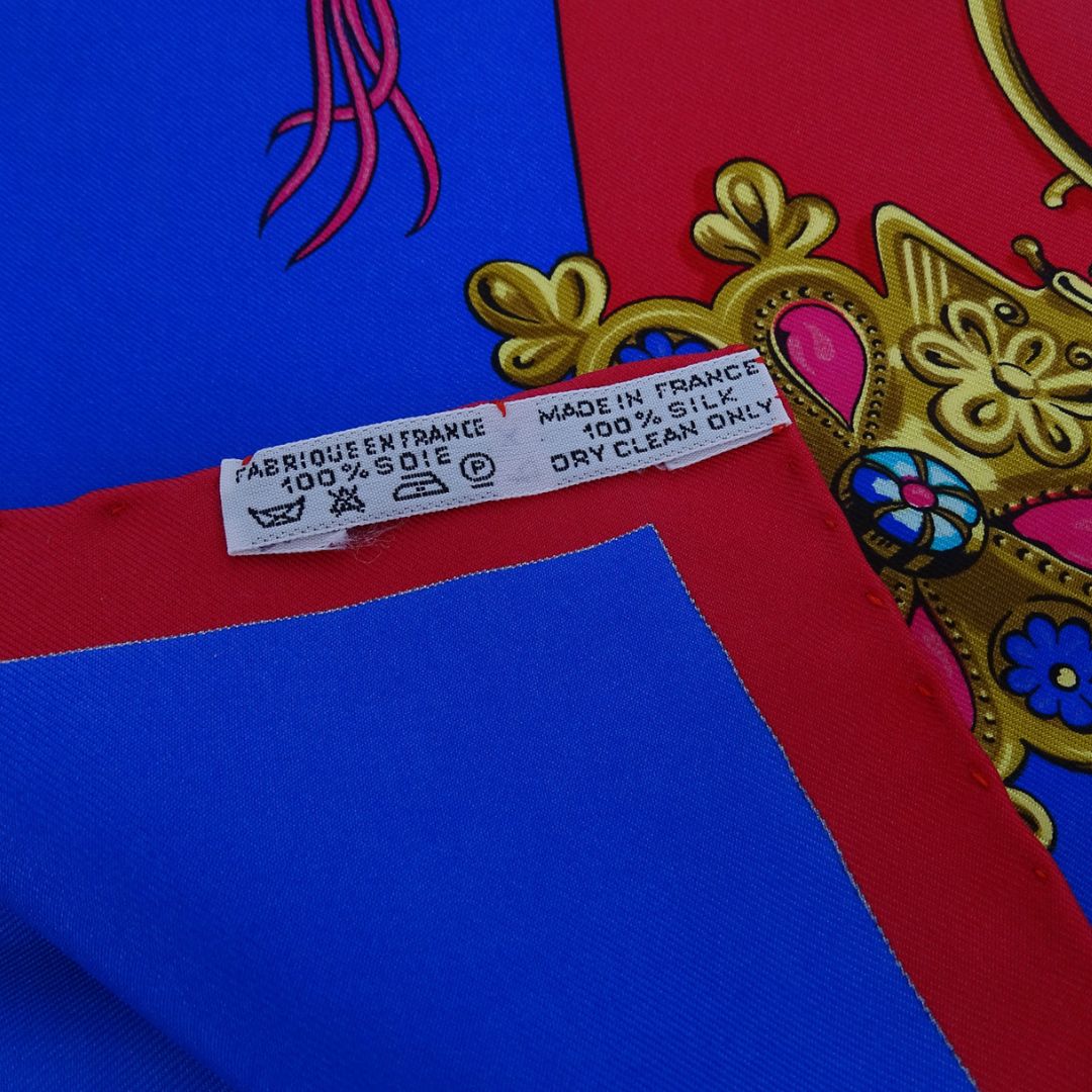 Preowned Hermes Parures des Sables Silk Scarf 90cm | Free