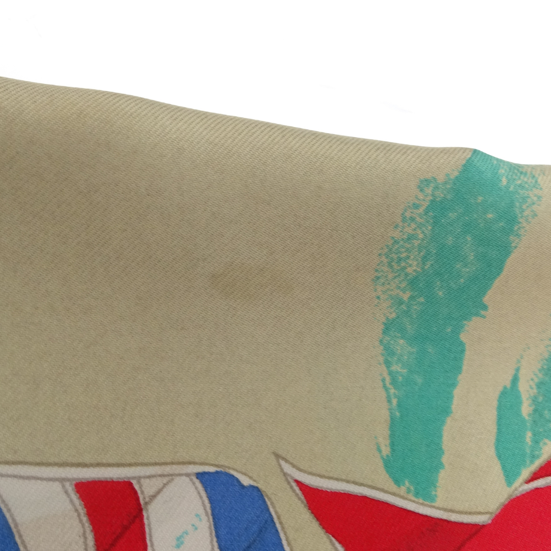 Hermes En Course Scarf 100% Silk 90x90