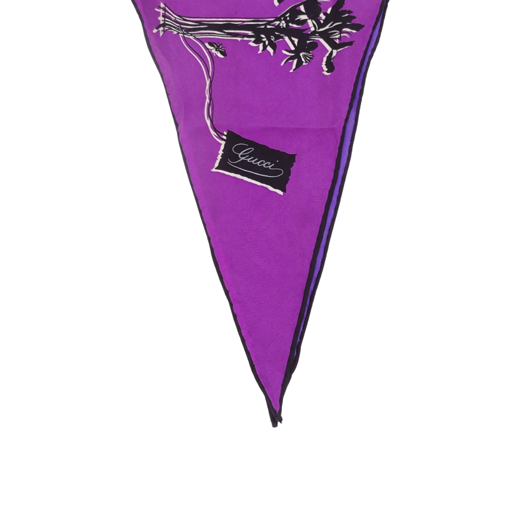 Gucci Lo Bloch 40 x 110cm Twill Silk