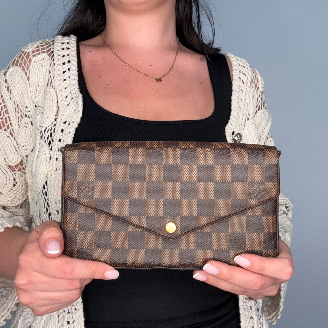 Louis Vuitton Felicie Damier Ebene with Inserts x2 MI4146 - 2016