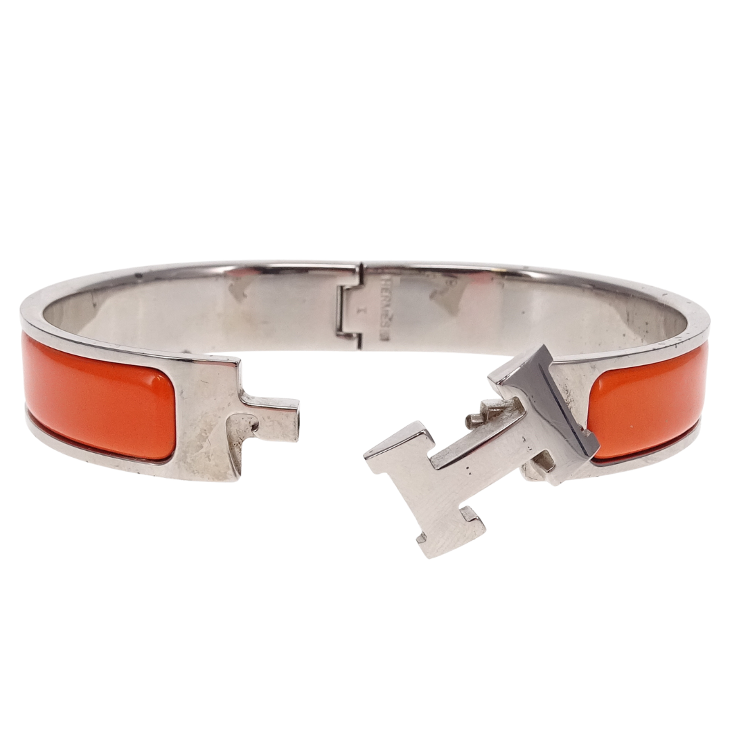 Hermes Clic H Orange PHW PM
