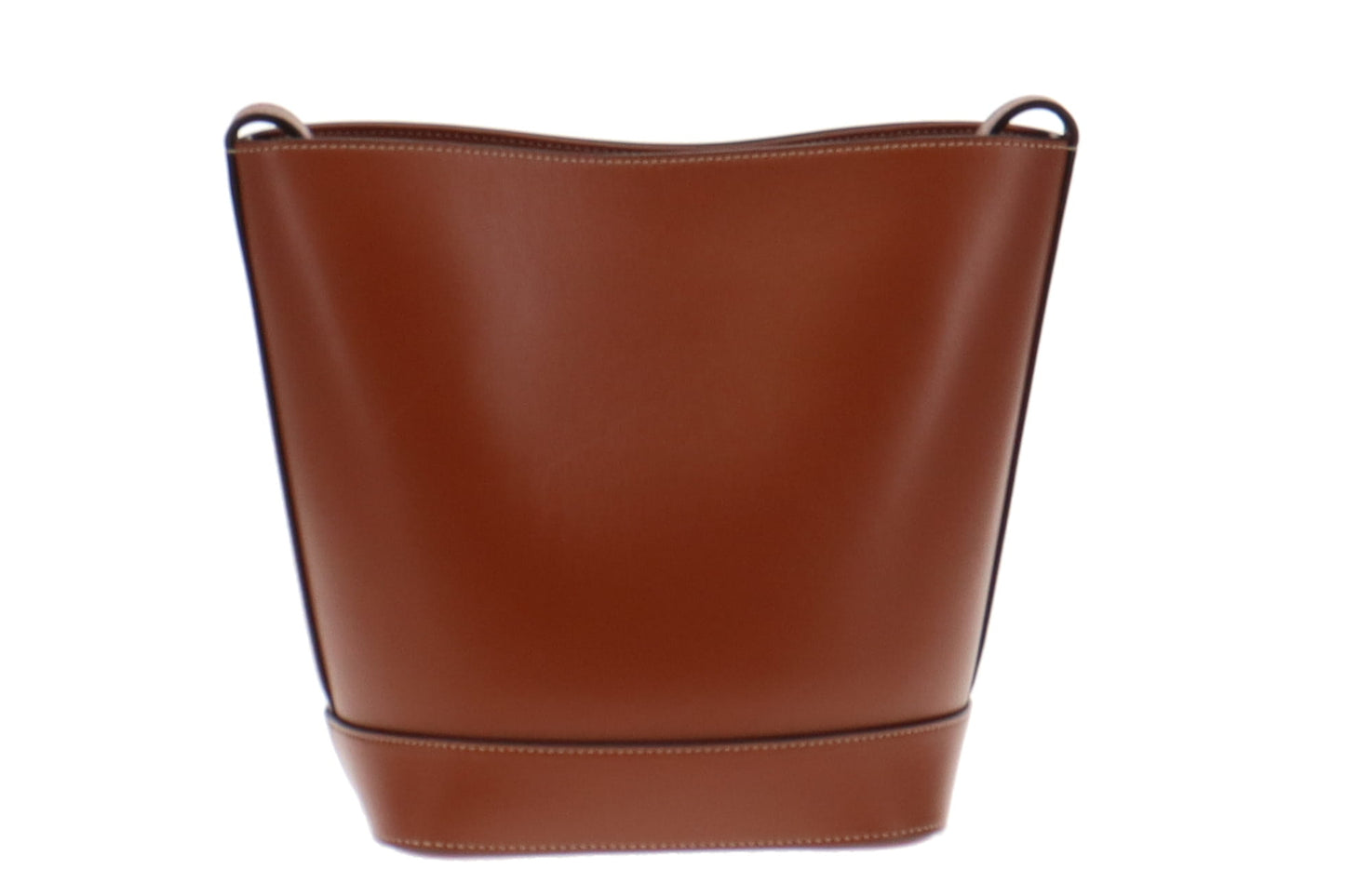 Celine Tan Smooth Leather Small Triomphe Bucket Bag