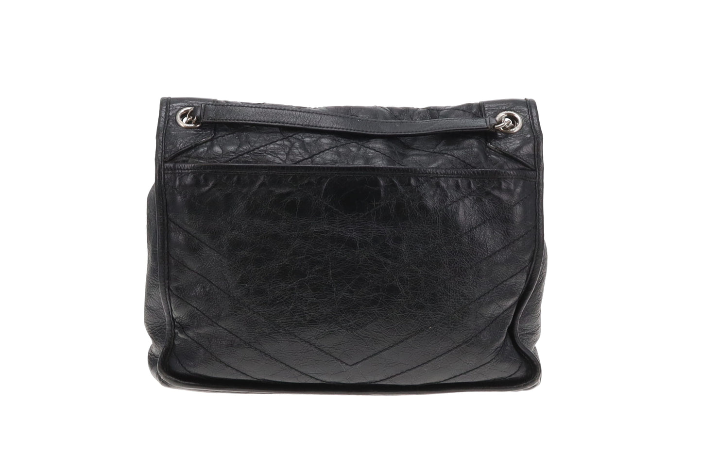 Saint Laurent Niki Large Black Vintage Leather 2017