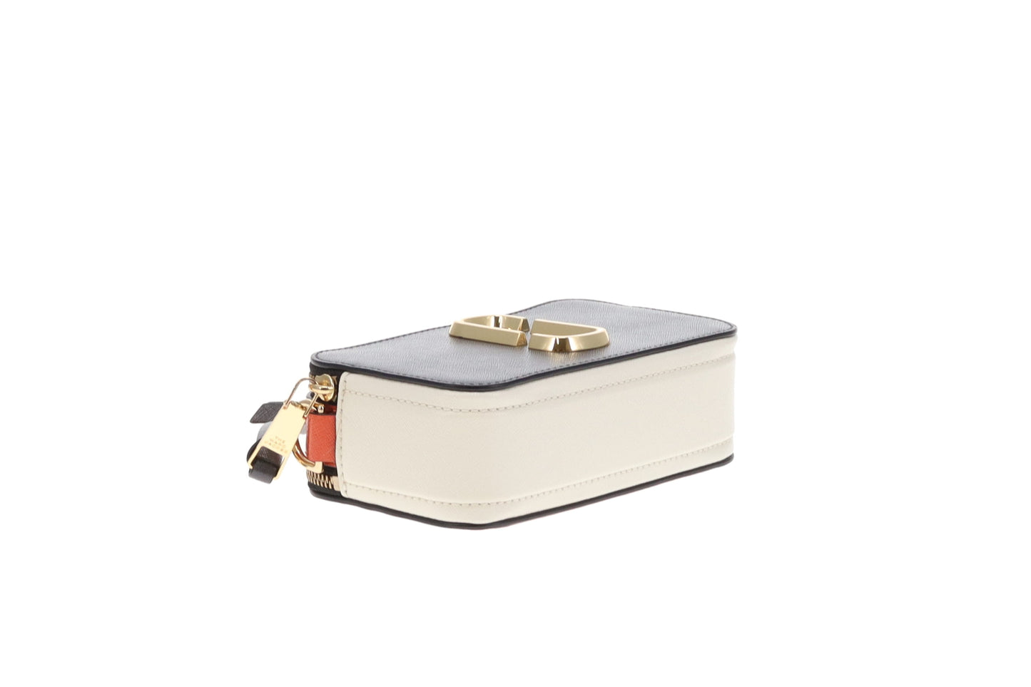 Marc Jacobs The Snapshot In Grey/Chalk/Orange