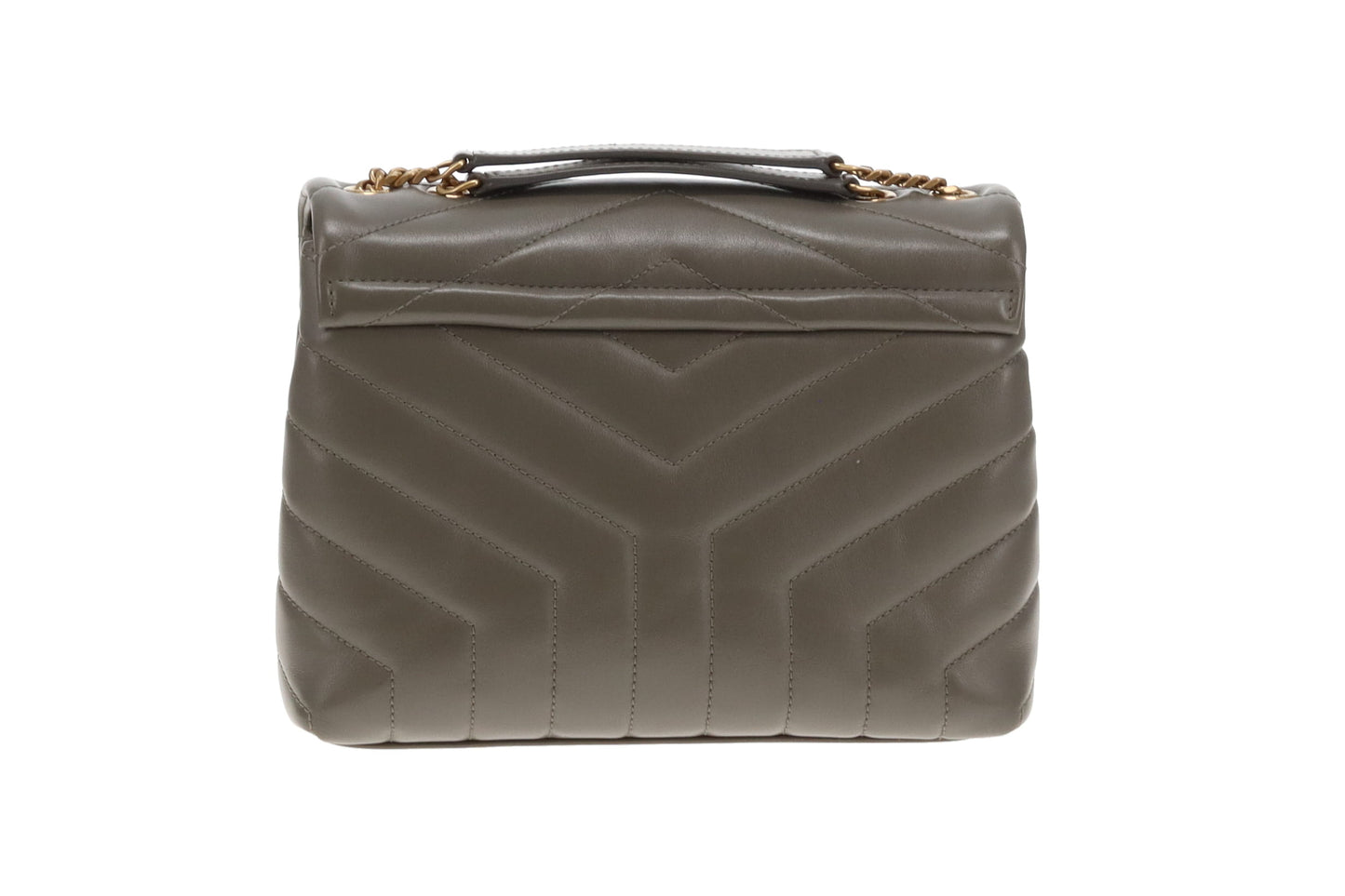 Saint Laurent LouLou Small Khaki GHW 2021