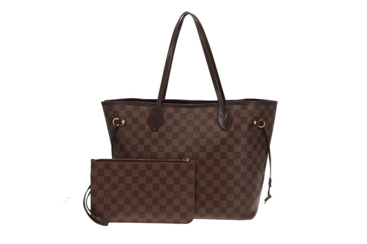 Louis Vuitton Classic Damier Ebene Neverfull MM with Pochette SF4156 - 2016