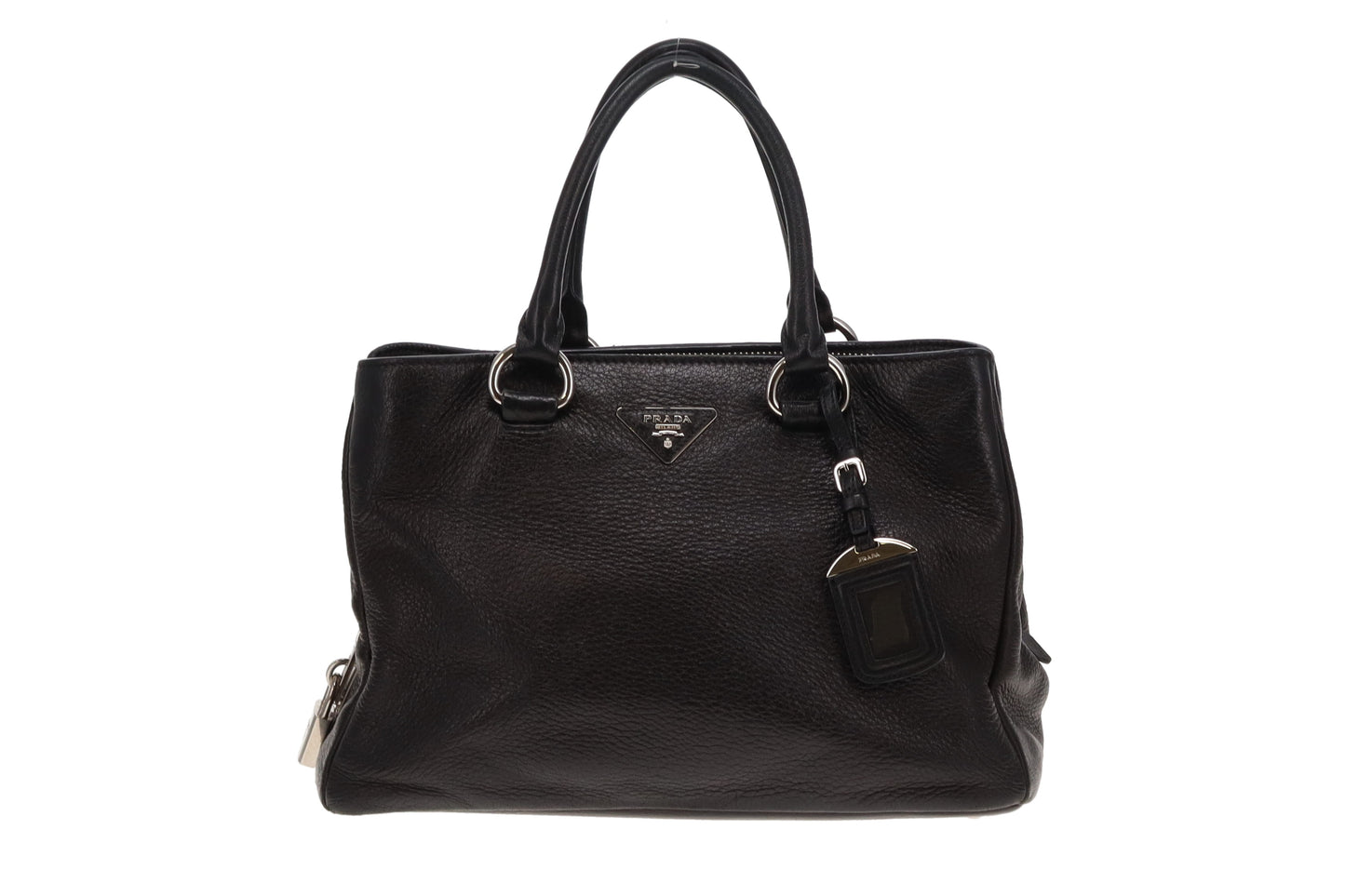 Prada Black SHW Small Tote Bag