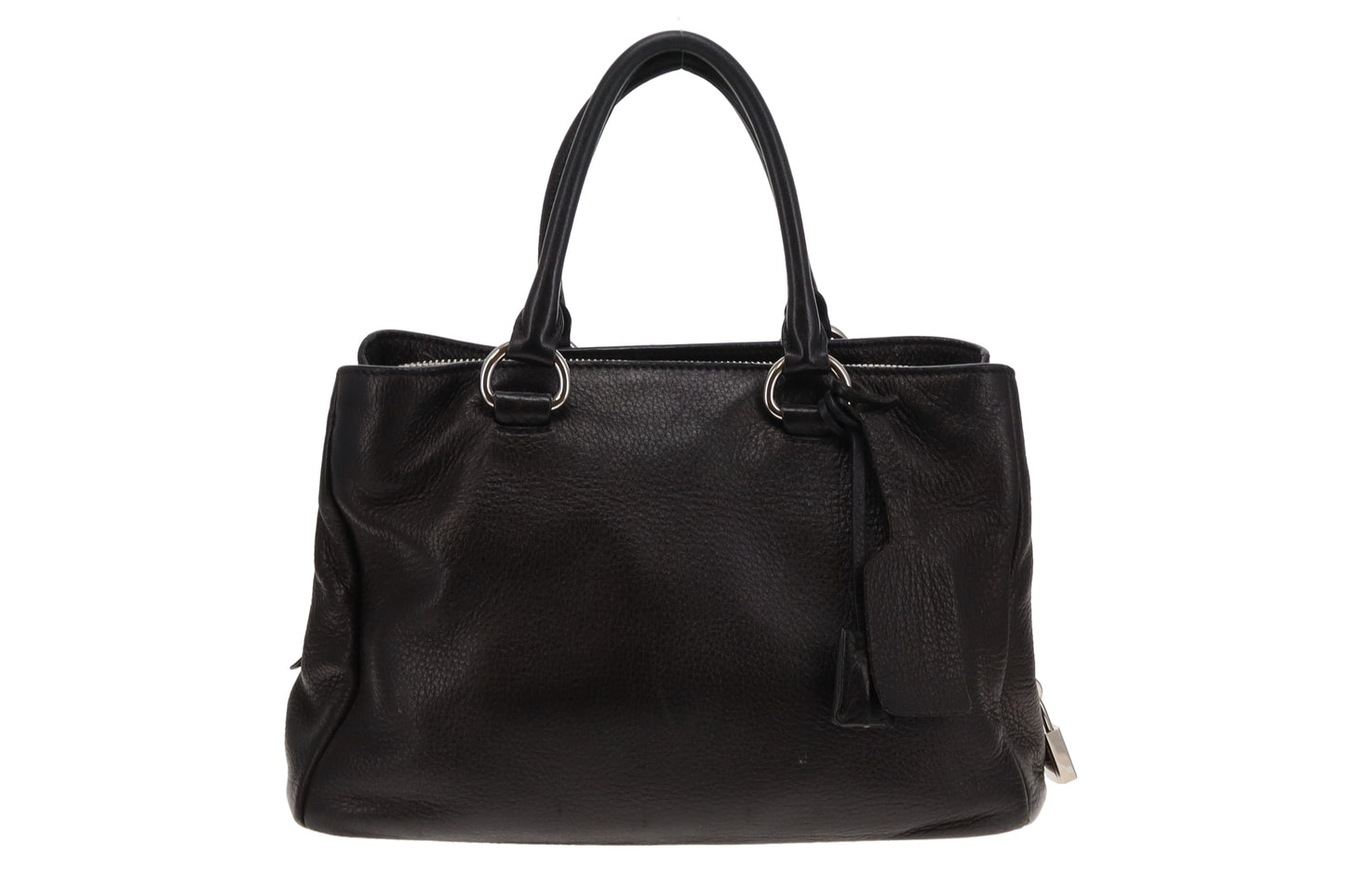 Prada Black SHW Small Tote Bag