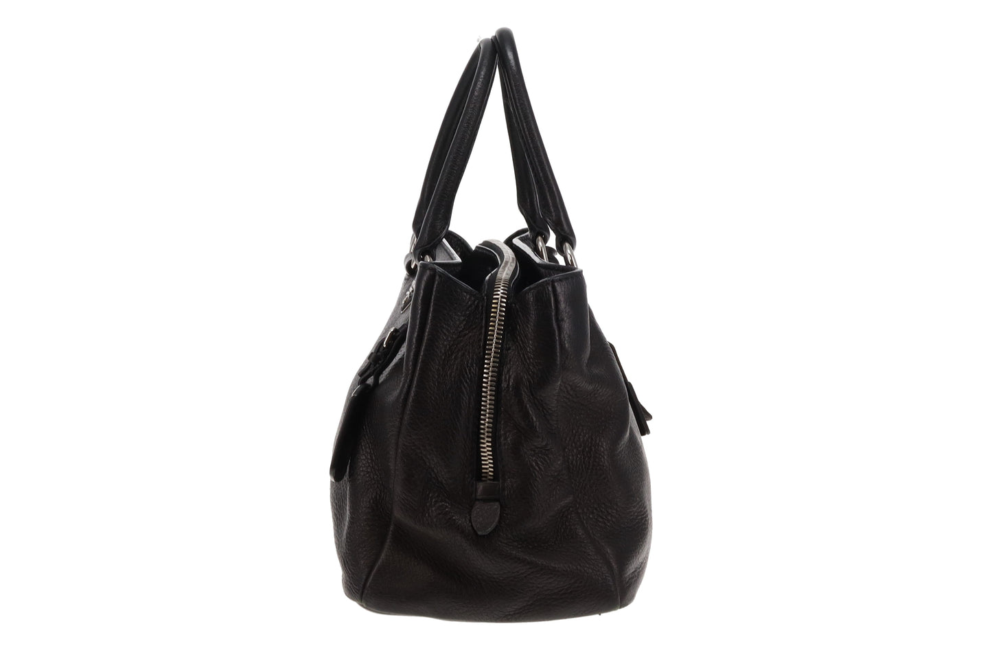 Prada Black SHW Small Tote Bag