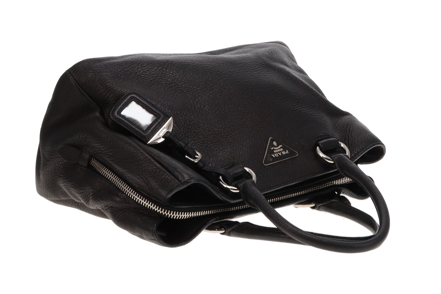 Prada Black SHW Small Tote Bag