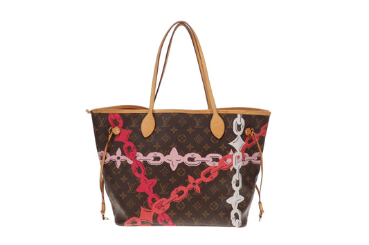 Louis Vuitton Monogram Chain Print Neverfull MM Ltd. Ed. CA1136 (2)