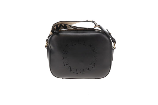 Stella McCartney Logo Camera Bag faux Leather Black