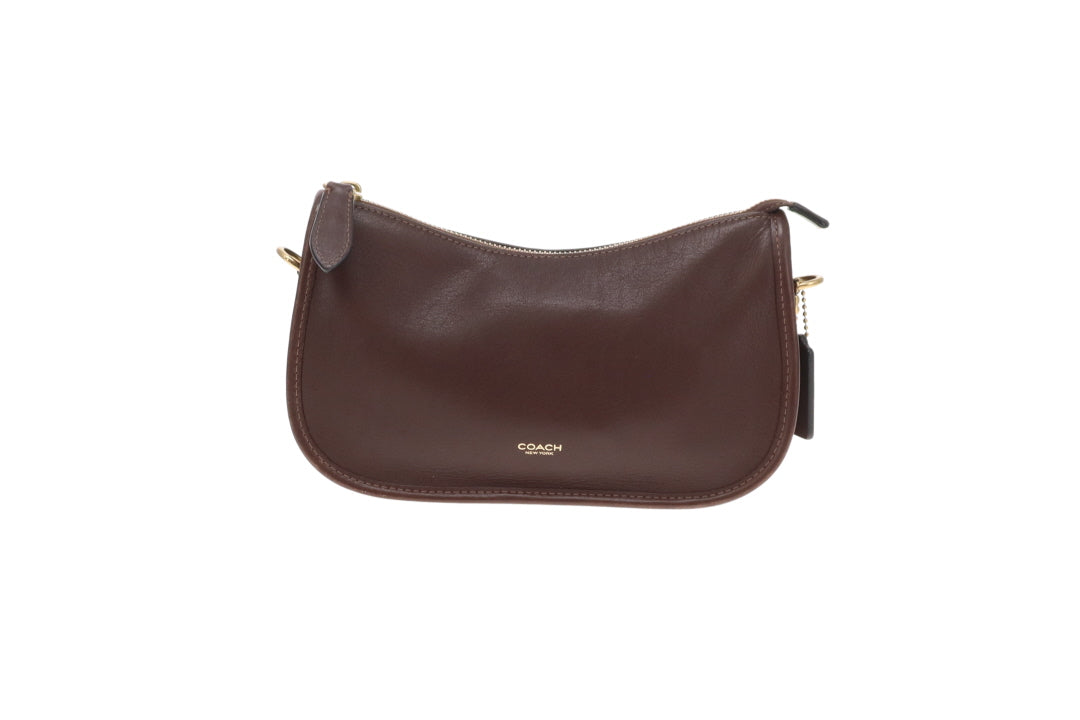 Coach Waverly Shoulder Bag Dark Brown