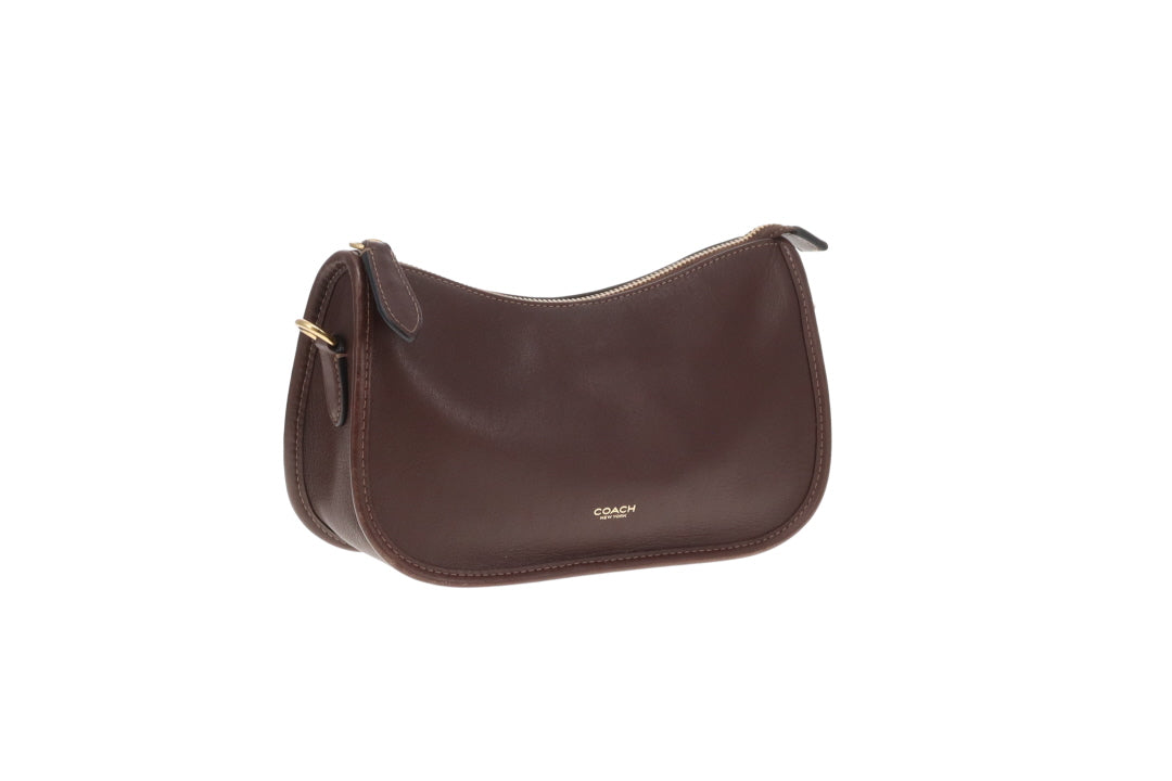 Coach Waverly Shoulder Bag Dark Brown