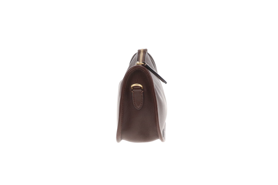 Coach Waverly Shoulder Bag Dark Brown