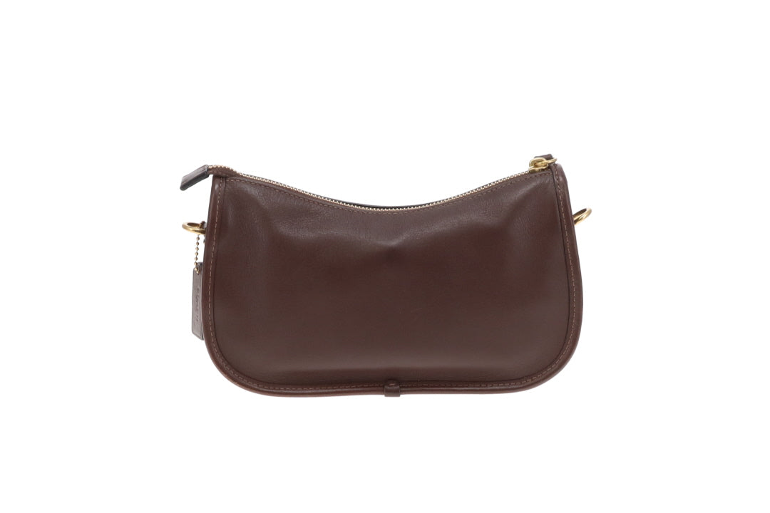 Coach Waverly Shoulder Bag Dark Brown