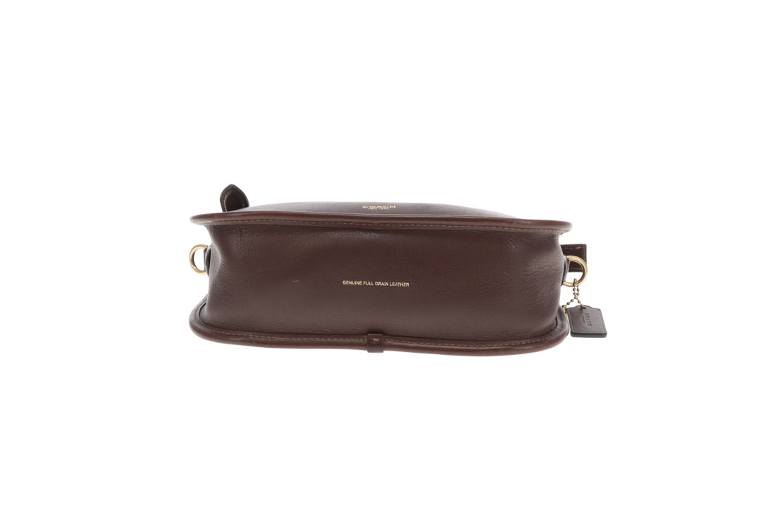 Coach Waverly Shoulder Bag Dark Brown