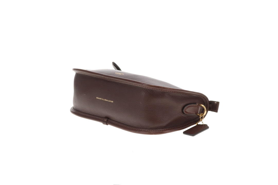 Coach Waverly Shoulder Bag Dark Brown