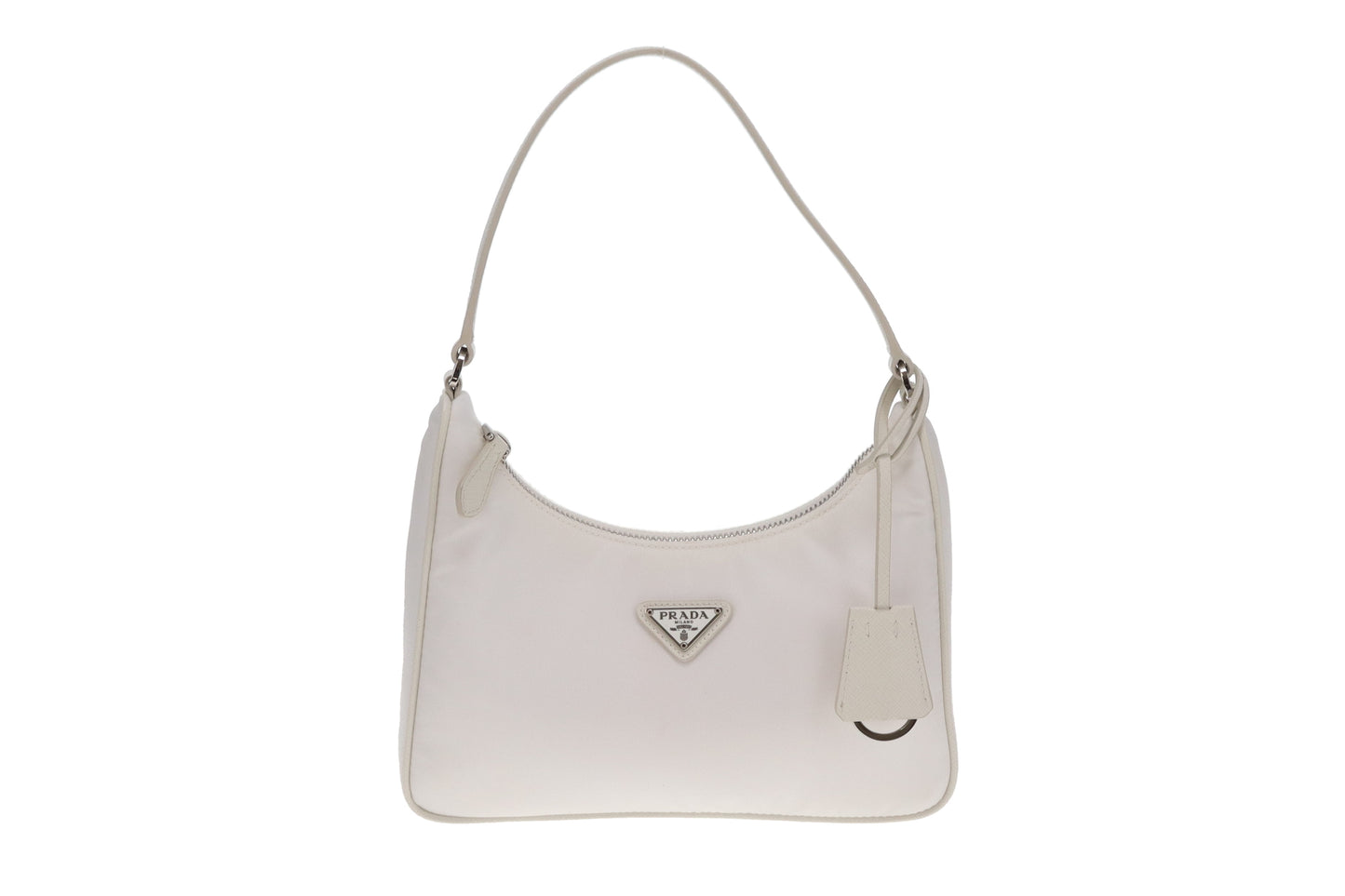 Prada Re-Edition 2005 White Nylon and Saffiano