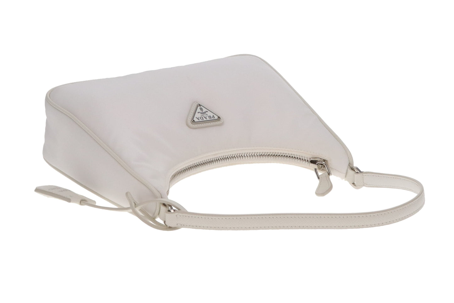 Prada Re-Edition 2005 White Nylon and Saffiano