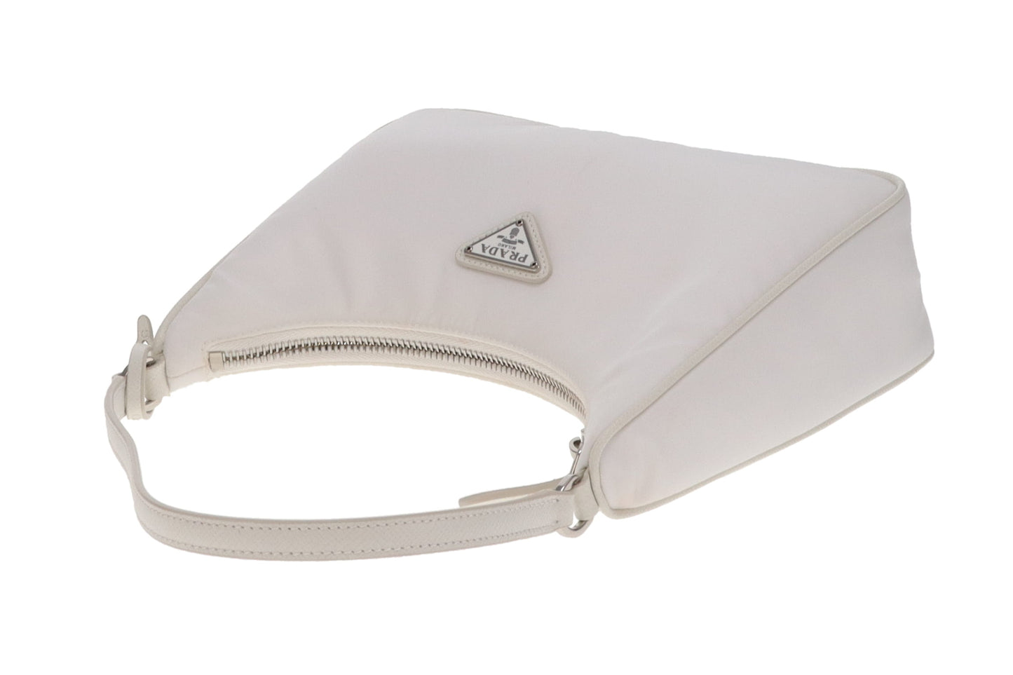 Prada Re-Edition 2005 White Nylon and Saffiano
