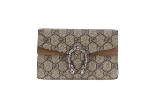 Gucci Dionysus Super Mini With Taupe Lining GG Supreme