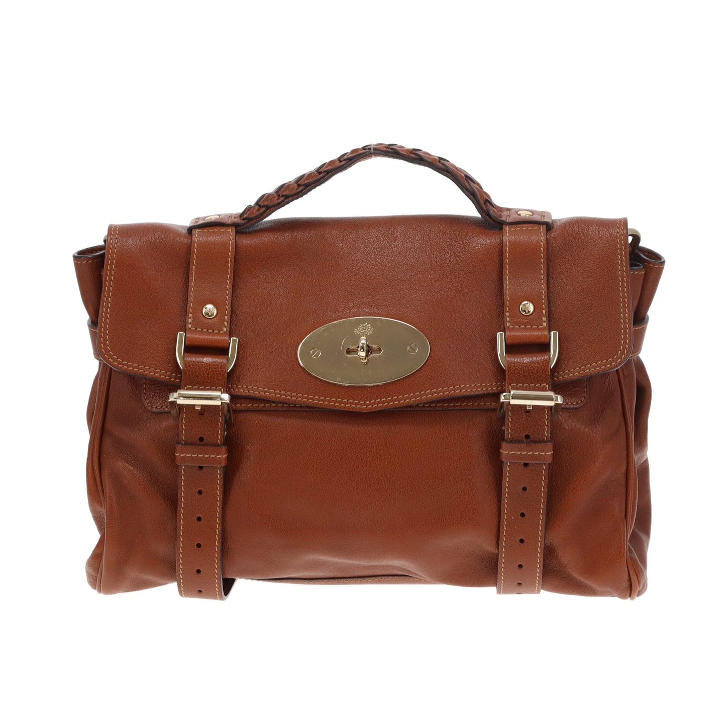 Mulberry Alexa Oak Polished Buffalo Leather GHW