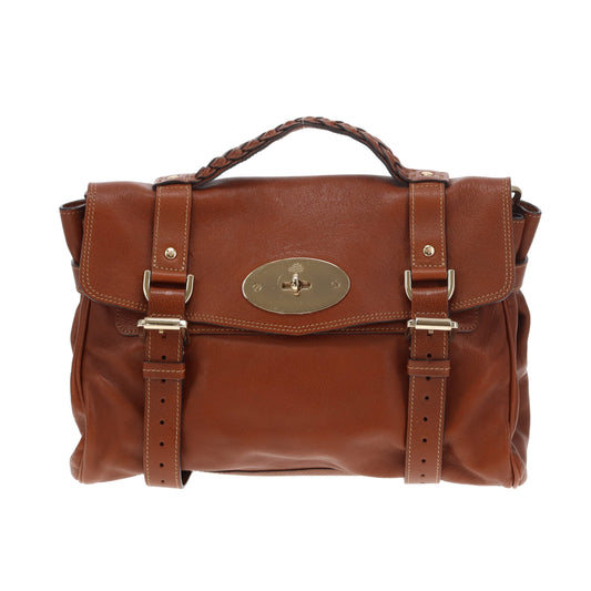 Mulberry Alexa Oak Polished Buffalo Leather GHW