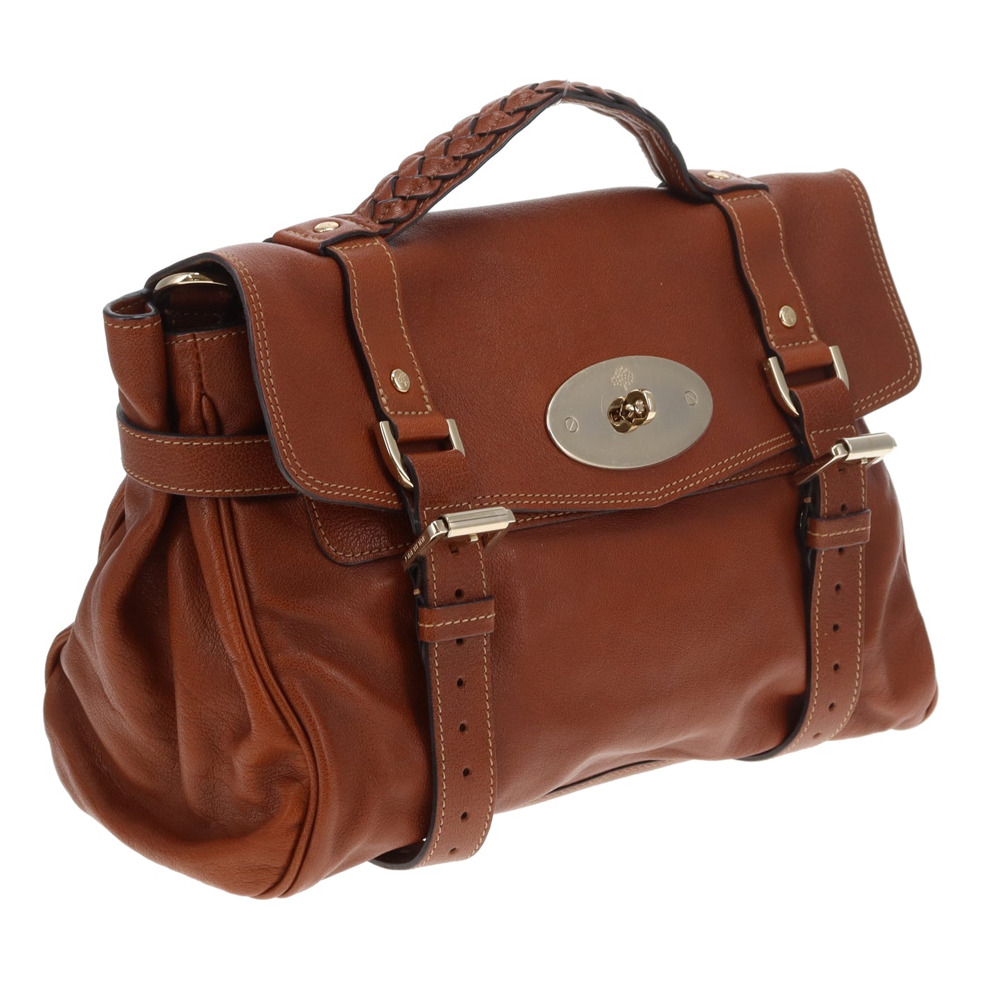 Mulberry Alexa Oak Polished Buffalo Leather GHW